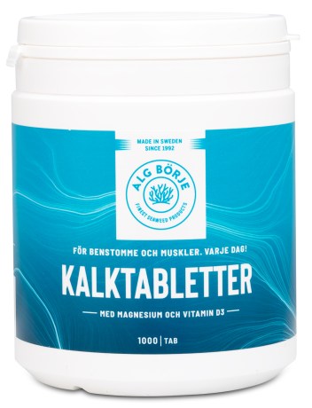 Pienoiskuva Alg-B�rje Kalkkitabletit , 1000 tabl