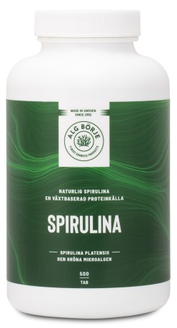 Pienoiskuva Alg-B�rje Spirulina Eko, 500 tablettia