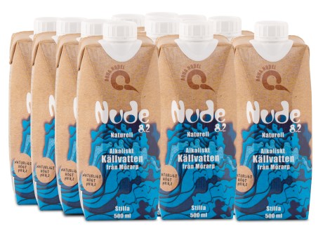 Pienoiskuva Aqua Nobel Alkalinen L�hdevesi Nude  500 ml, Maustamaton, 12 kpl