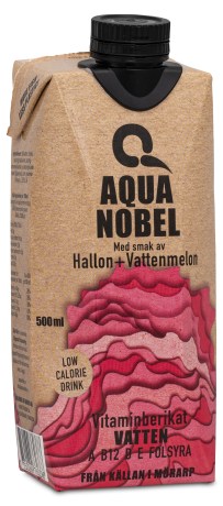 Pienoiskuva Aqua Nobel Vitamiinirikastettu L�hdevesi  Alive, Vadelma ja vesimeloni, 500 ml