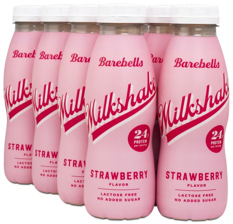 Pienoiskuva Barebells Milkshake, Mansikka, 8-pack
