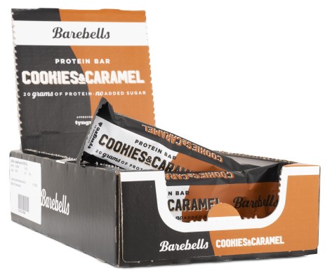 Pienoiskuva Barebells Protein Bar, Cookies & Caramel, 12 kpl