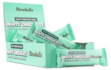 Pienoiskuva Barebells Soft Protein Bar, Minty Chocolate, 12 kpl