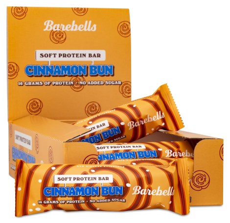 Pienoiskuva Barebells Soft Protein Bar, Cinnamon Bun, 12 kpl
