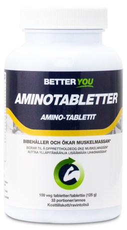 Pienoiskuva Better You Aminohappo Tabletit, 100 tablettia
