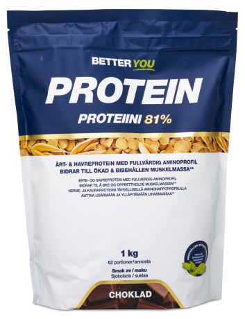 Pienoiskuva Better You Herne- & Kauraproteiini , Suklaa, 1 kg