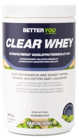 Pienoiskuva Better You Clear Whey, P��ryn�/Kiivi, 400 g