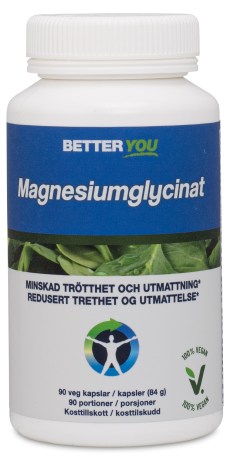 Pienoiskuva Better You Magnesiumglysinaatti, 90 kapselia