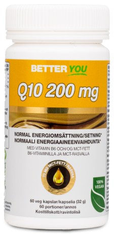 Pienoiskuva Better You Q10 200 mg, 60 kapselia