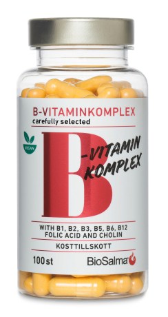 Pienoiskuva BioSalma B-vitamiiniyhdistelm�, 100 kapselia