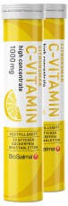 Pienoiskuva BioSalma C-vitamiini 1000 mg, Sitruuna, 40 poretablettia