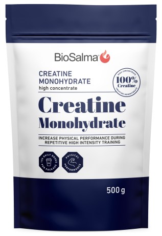 Pienoiskuva BioSalma Creatine Monohydrate 100%, Maustamaton, 500 g
