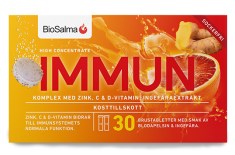 BioSalma Immuuni C+D-vitamiini ja Sinkki