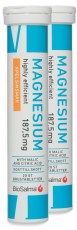 Pienoiskuva BioSalma Magnesium 187,5 mg, Appelsiini, 40 poretablettia