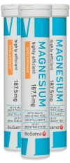 Pienoiskuva BioSalma Magnesium 187,5 mg, Appelsiini, 60 poretablettia