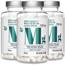 Pienoiskuva BioSalma Orgaaninen Magnesium 120 mg , 270 kapselia