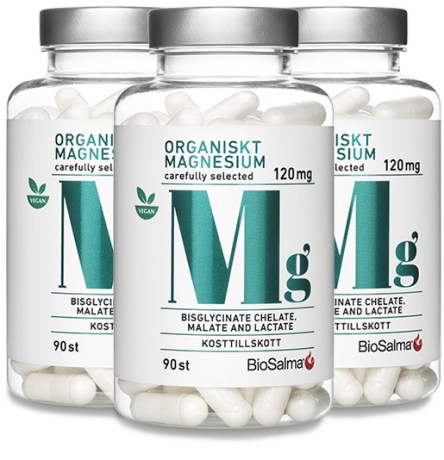 Pienoiskuva BioSalma Orgaaninen Magnesium 120 mg , 270 kapselia