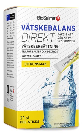 Pienoiskuva BioSalma V�tskebalans Direkt, Sitruuna, 21 annospussia