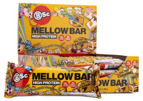 Pienoiskuva BSC Mellow Bar, Salted Caramel, 12 kpl