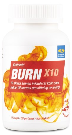 BURN X10 Kapselit, Terveys ja hyvinvointi - Svenskt Kosttillskott