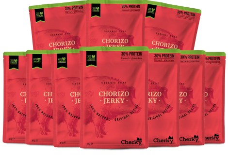 Pienoiskuva Cherky Foods Pork Jerky Eco, Chorizo, 10-pack