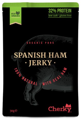 Pienoiskuva Cherky Foods Pork Jerky Eco, Spanish Ham, 30 g