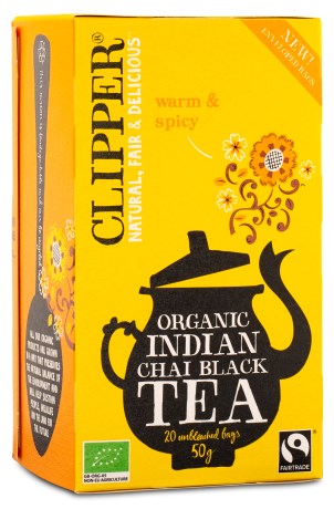 Clipper Tea Indian Chai Luomu, Elintarvikkeet - Clipper