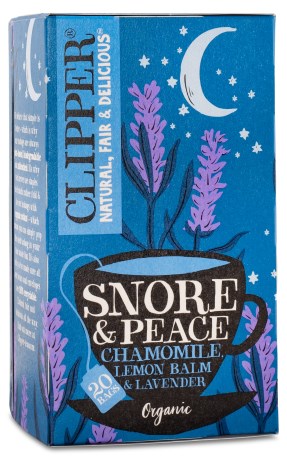 Clipper Tea Snore & Peace Infusion Tea Luomu, Elintarvikkeet - Clipper