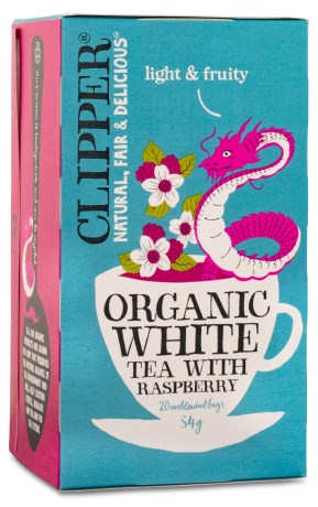 Clipper Tea White Raspberry Luomu, Elintarvikkeet - Clipper