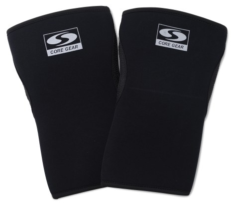 Pienoiskuva Core Gear Knee Sleeves 5 mm, L, Musta