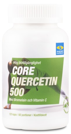 Core Quercetin 500, Terveys ja Hyvinvointi - Svenskt Kosttillskott