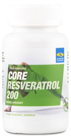 Core Resveratrol 200, Terveys ja Hyvinvointi - Svenskt Kosttillskott