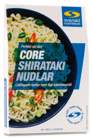Core Shirataki Nuudelit - Svenskt Kosttillskott