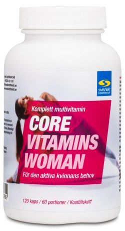 Pienoiskuva Core Vitamins Woman, 120 kapselia