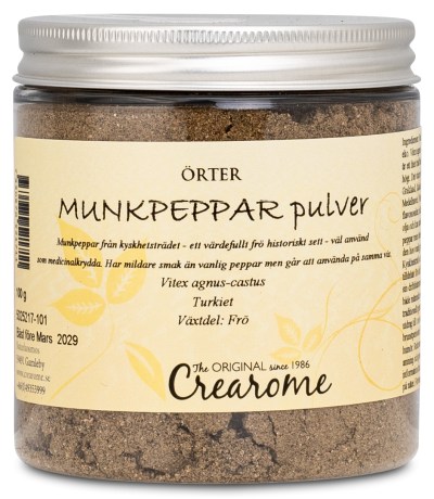 Pienoiskuva Crearome Munkinpippuri jauhe, 100 g
