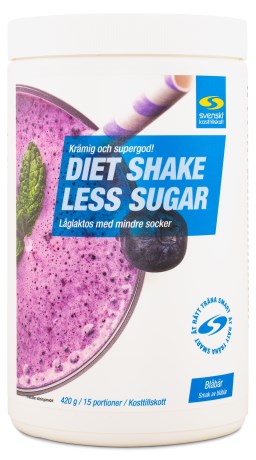 Diet Shake Less Sugar Ateriankorvike, Terveys & Hyvinvointi - Svenskt Kosttillskott