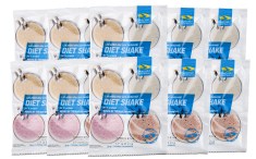 Pienoiskuva Diet Shake Annospussit, Mansikka & banaani, 10-pack