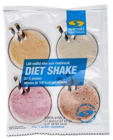 Pienoiskuva Diet Shake Annospussit, P��ryn� & vanilja, 28 g