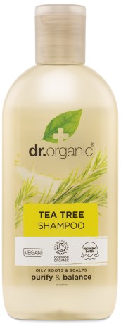 Dr Organic Tea Tree Shampoo, Kauneudenhoito - Dr Organic