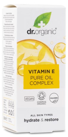 Dr Organic Vitamin E-vitamin Pure Oil, Kauneudenhoito - Dr Organic