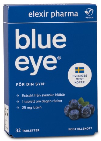 Pienoiskuva Elexir Pharma Blue Eye, 32 tablettia