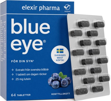 Pienoiskuva Elexir Pharma Blue Eye, 64 tablettia