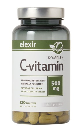 Pienoiskuva Elexir Pharma C-vitamiini, 120 tablettia
