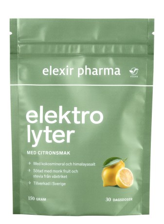 Pienoiskuva Elexir Pharma Elektrolyytit, Sitruuna, 150 g