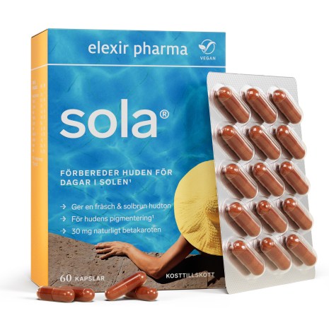 Pienoiskuva Elexir Pharma SOLA, 60 kapselia