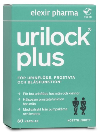 Pienoiskuva Elexir Pharma Urilock, 60 kapselia