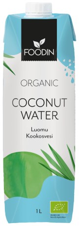 Pienoiskuva Foodin Kookosvesi Luomu 1L, Maustamaton, 1000 ml
