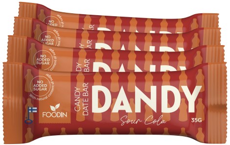 Pienoiskuva Foodin Dandy Candy Date Bar, Sour Cola, 4-pack