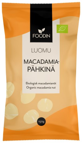 Pienoiskuva Foodin Macadamiap�hkin� Luomu, 150 g