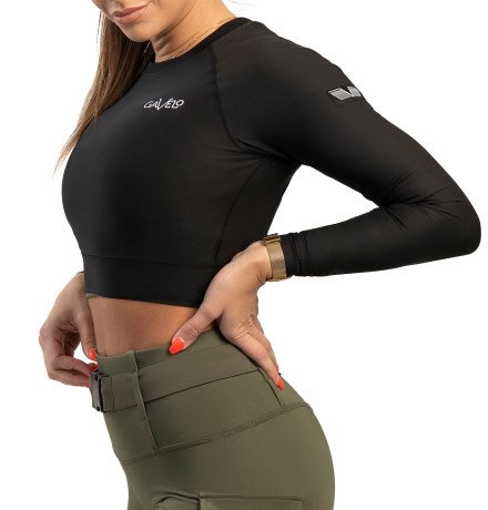 Pienoiskuva Gavelo Cropped Longsleeve, S, Musta